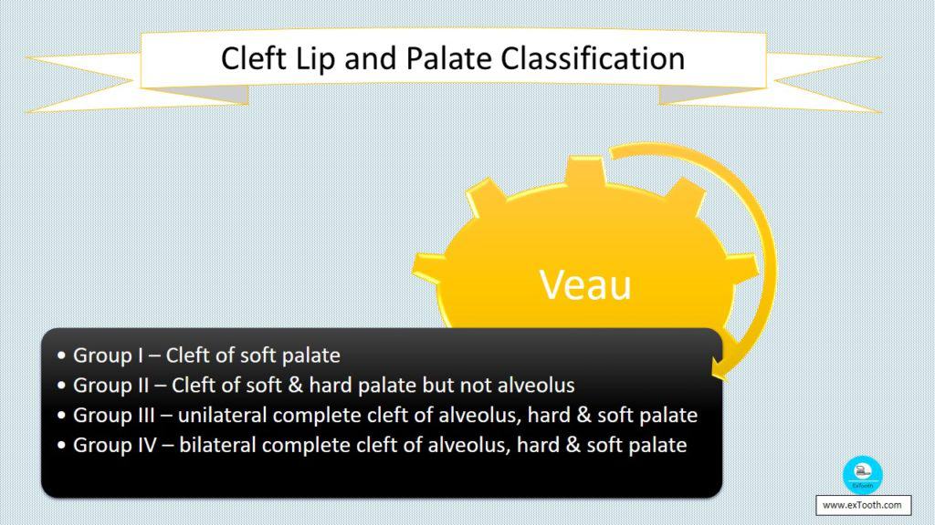 Veau of Cleft lip and palate