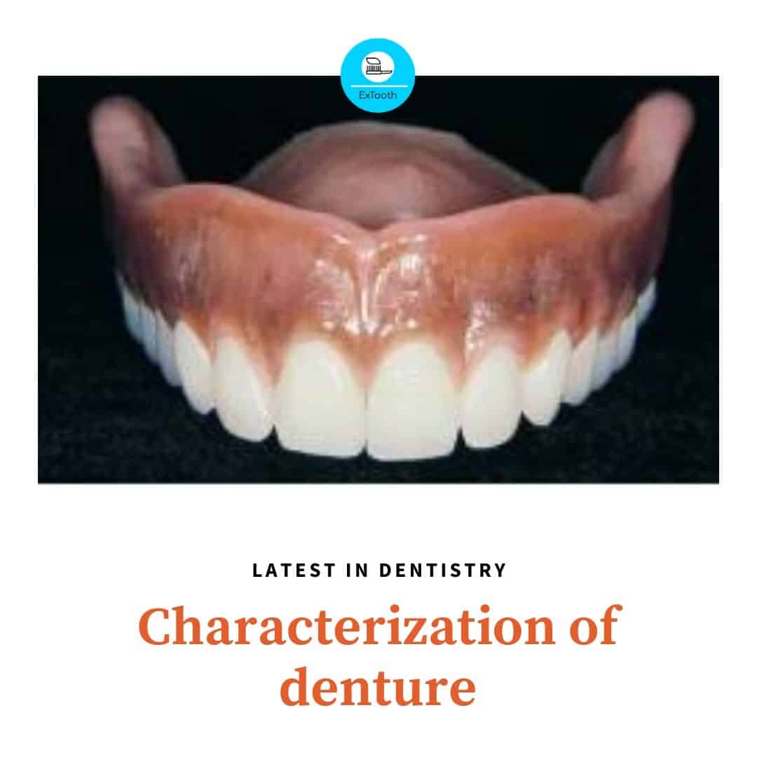 Real looking teeth - Characterization of denture! - extooth