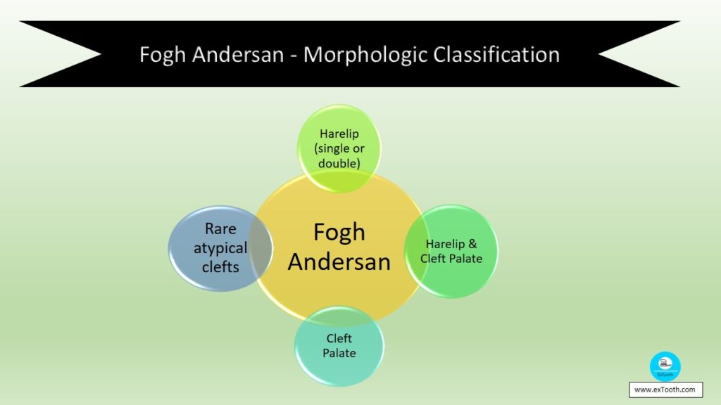 Fogh Andersan - Morphologic Classification of Cleft lip and palate